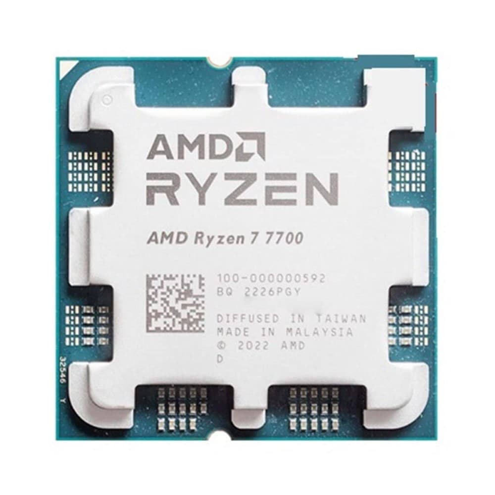 AMD Ryzen 7 7700 3.8 GHz - 5.3 GHz Desktop CPU Tray